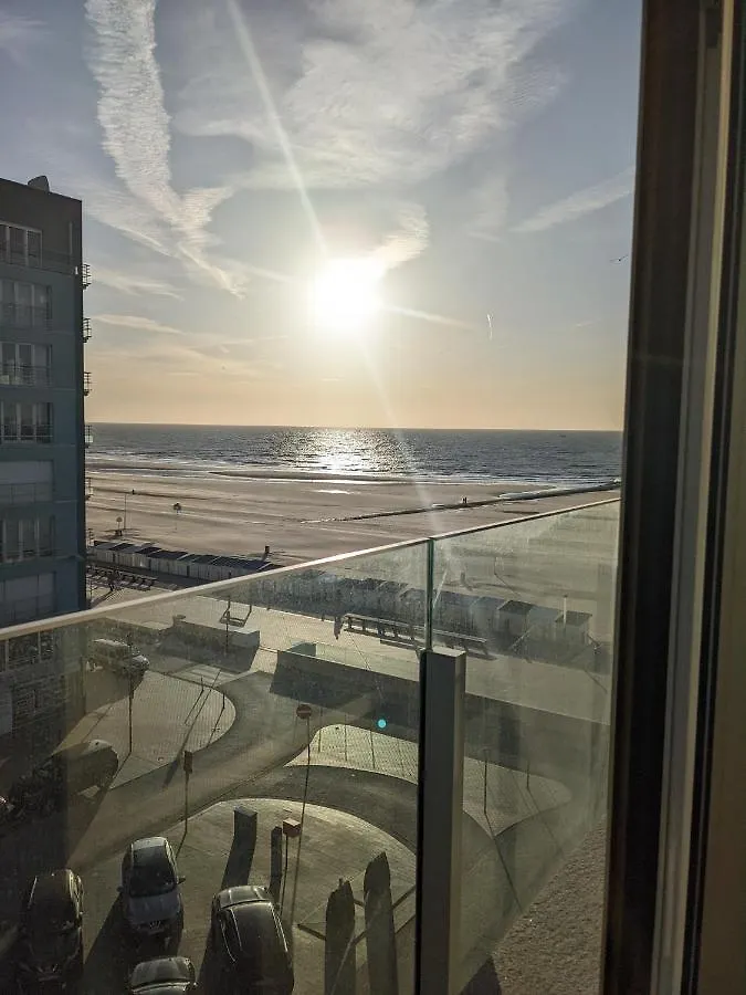 דירה Studio Sun South- Seaview-Sea At 15Meter-אוסטנדה